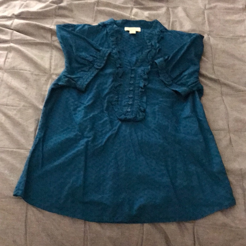LOFT Turquoise Blouse